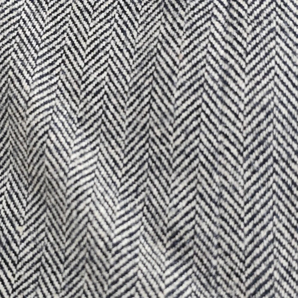 Jos A Bank 100% Silk Herringbone Blazer Sport Coat Grey White Mens 46L USA Made